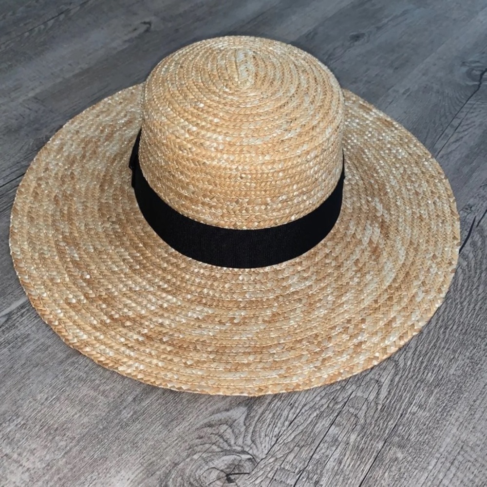 Straw Boater Hat